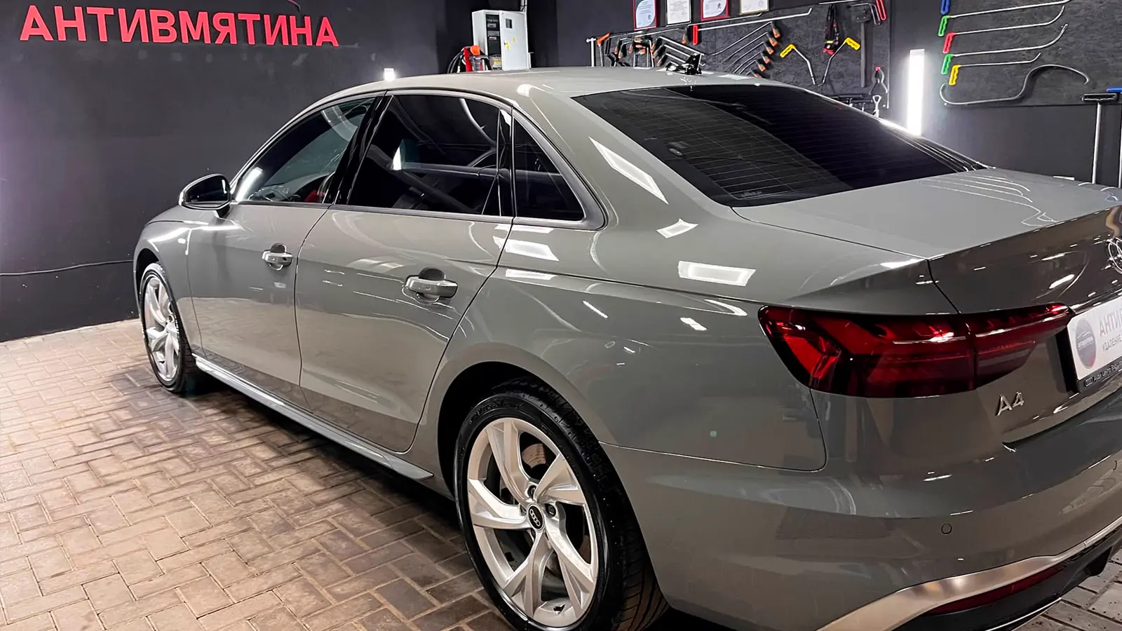 Пример выполненной полировки автомобиля в Антивмятине