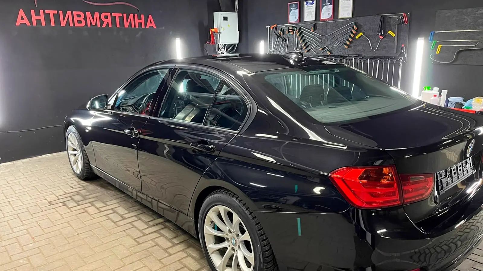 Пример выполненной полировки автомобиля в Антивмятине